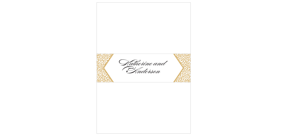 Pebble Beach Wedding Belly Bands