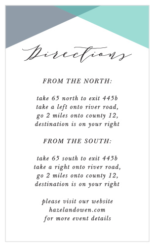 Geometric Apex Direction Cards