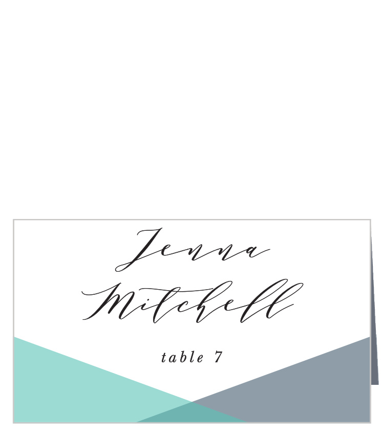 Geometric Apex Place Cards