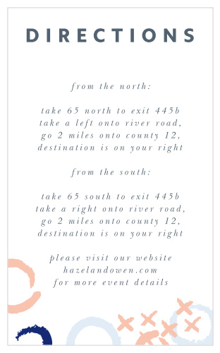 X & O Direction Cards