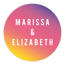 Our stickers, with a delightful bright-yellow to deep purple gradient sets the stage for the background, topped by an easy-to-read typography in bright-white, are your perfect multi-use seal.