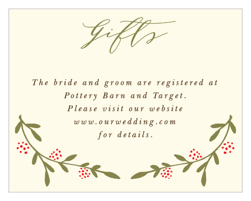 Bountiful Berries Registry Cards