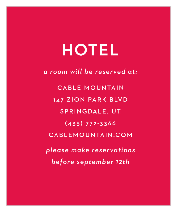 Torn Paper Accommodation Cards