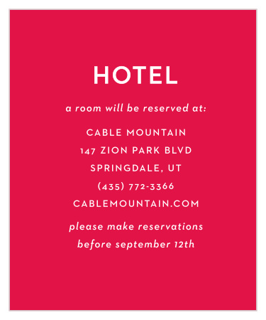 Torn Paper Accommodation Cards