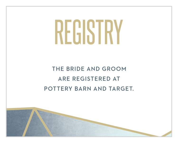 Gleaming Gemstone Registry Cards
