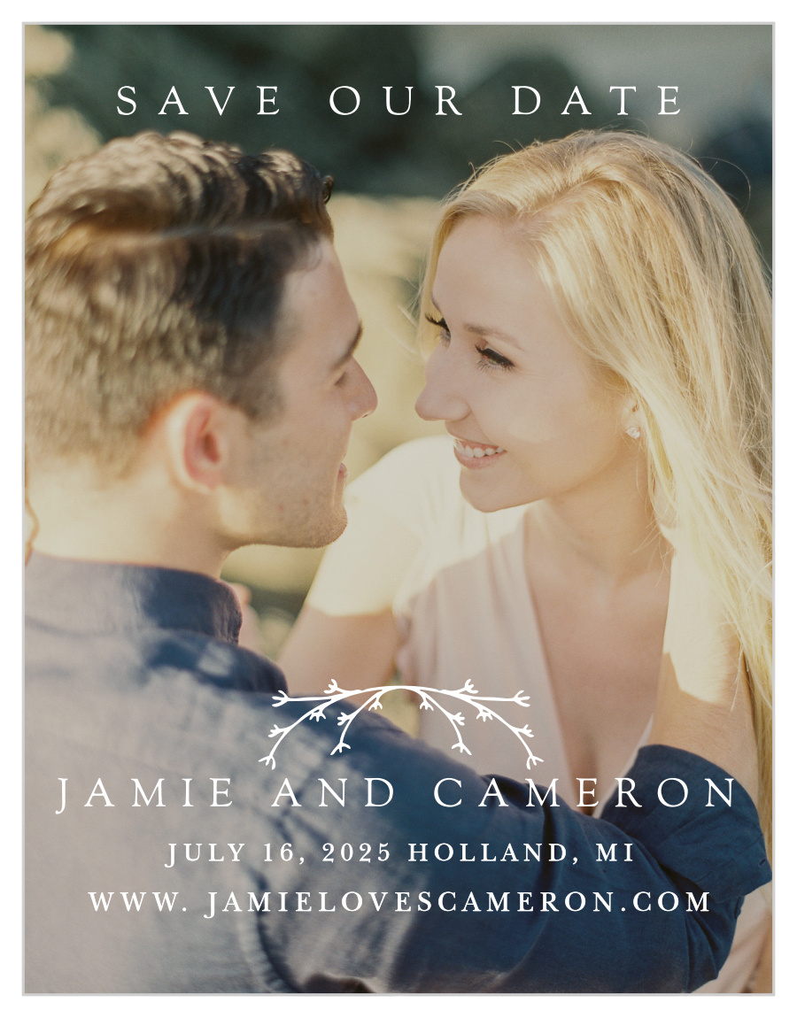 Charming Twig Save the Date Cards