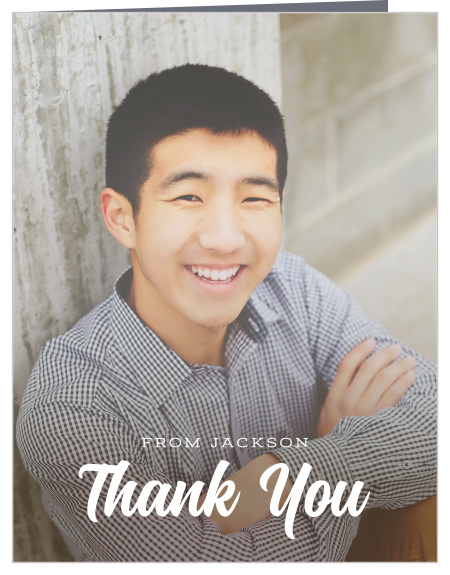 Streaming Senior Graduation Thank You Cards