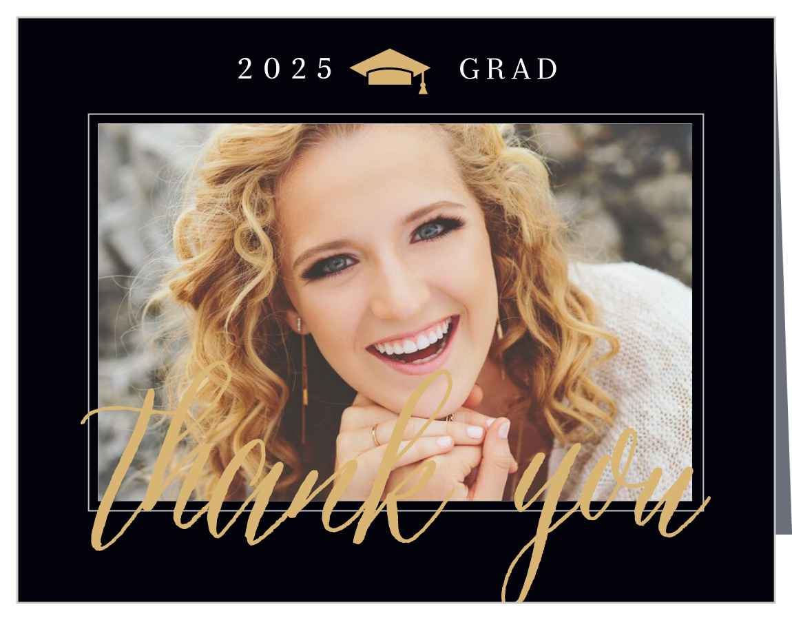 Classic Graduate Graduation Thank You Cards