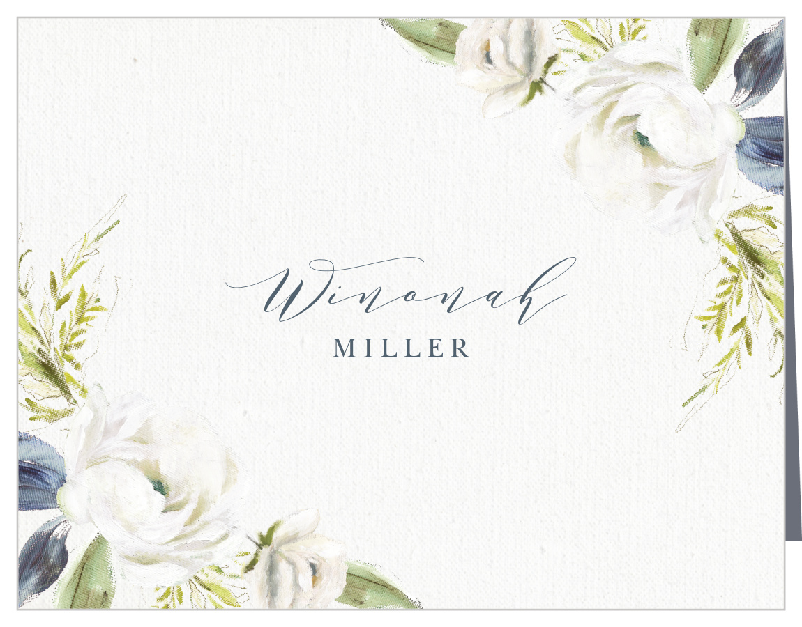 Oil Paint Textured Graduation Thank You Cards