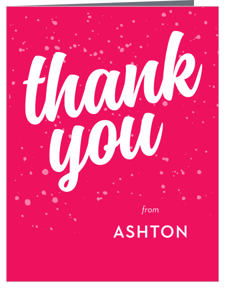 Artistic Accomplishments Graduation Thank You Cards