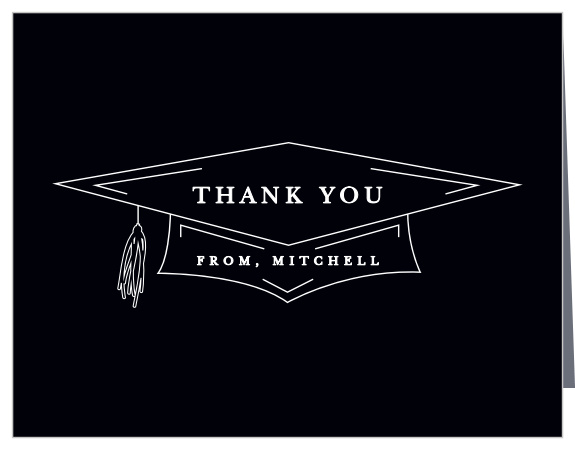 Counts & Corners Graduation Thank You Cards