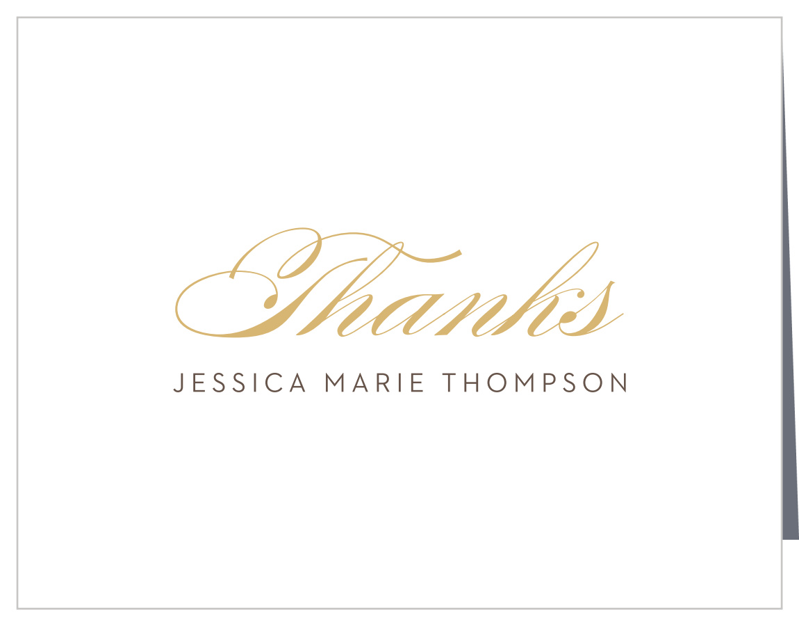 Drops of Sun Graduation Thank You Cards