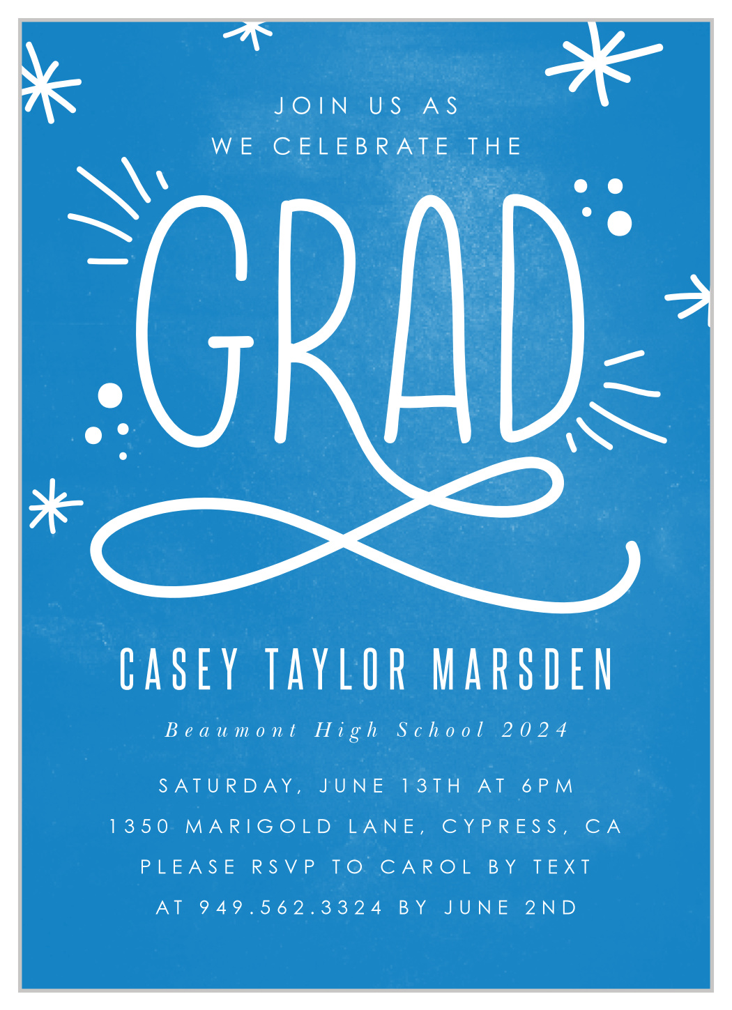Flourishing Future Graduation Invitations