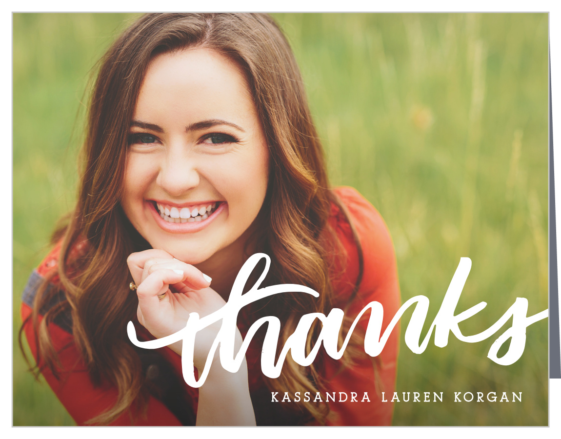 Handwritten Graduate Graduation Thank You Cards