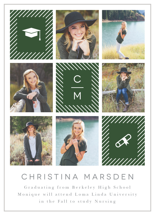 Our Iconic Graduate Graduation Announcements are sure to impress your friends and family. 
