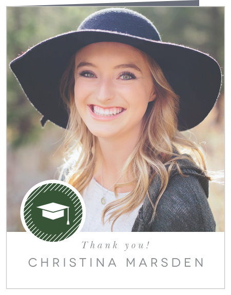 Iconic Graduate Graduation Thank You Cards
