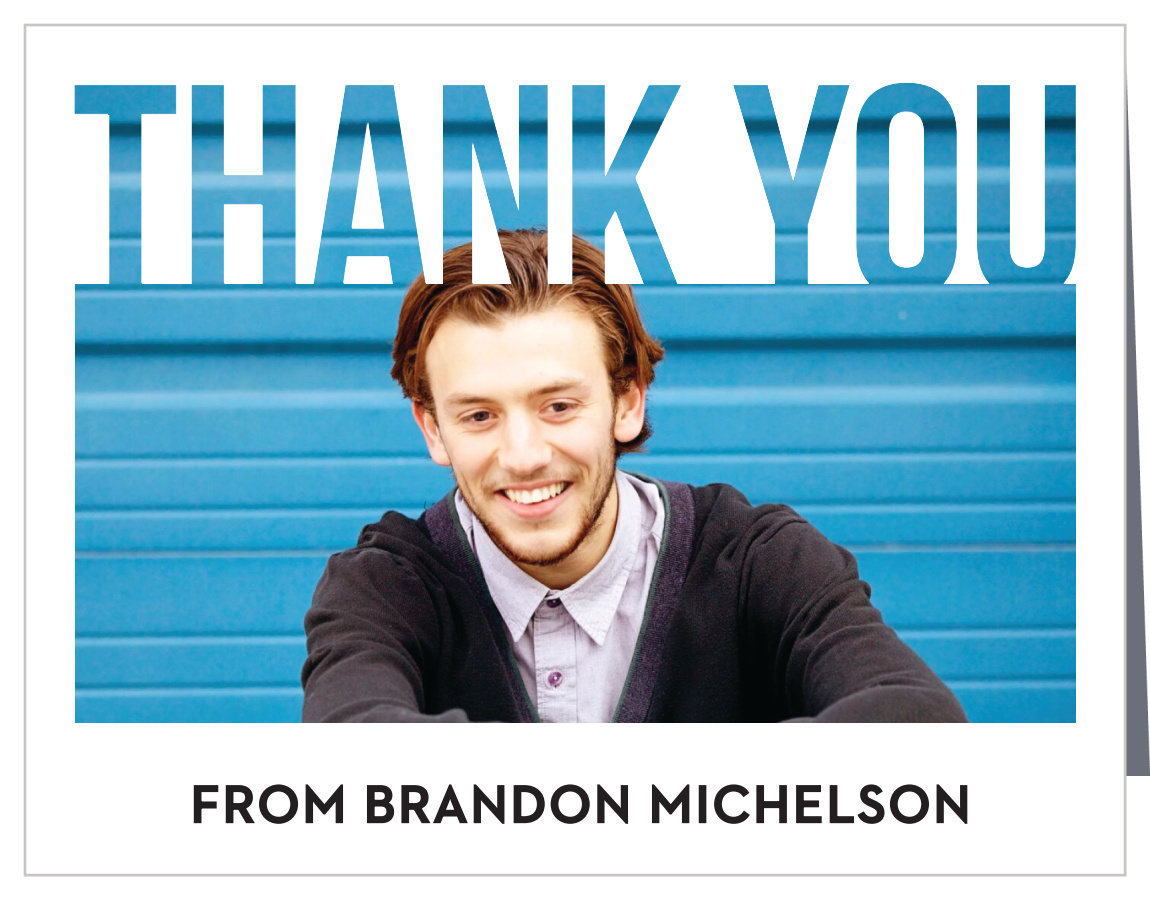 Knock Out Graduation Thank You Cards