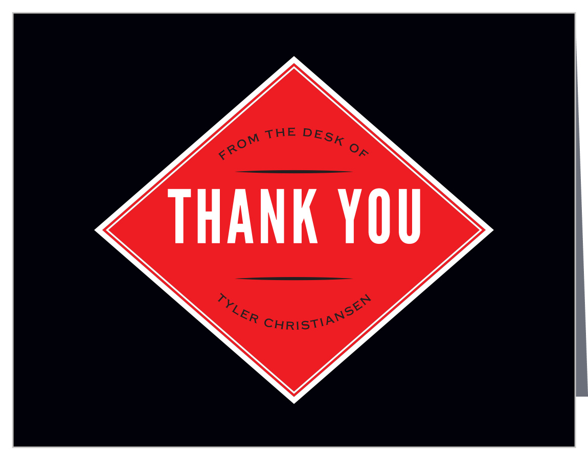 Varsity Player Graduation Thank You Cards