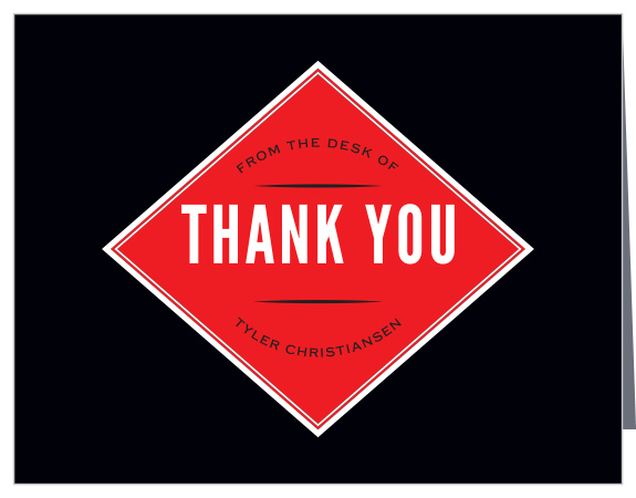 Varsity Player Graduation Thank You Cards