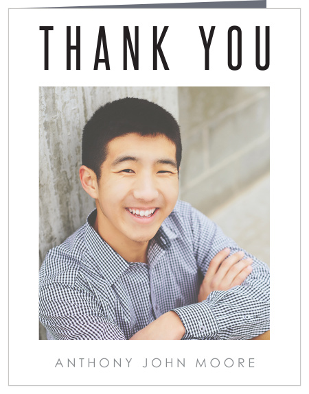 Photo Play Graduation Thank You Cards