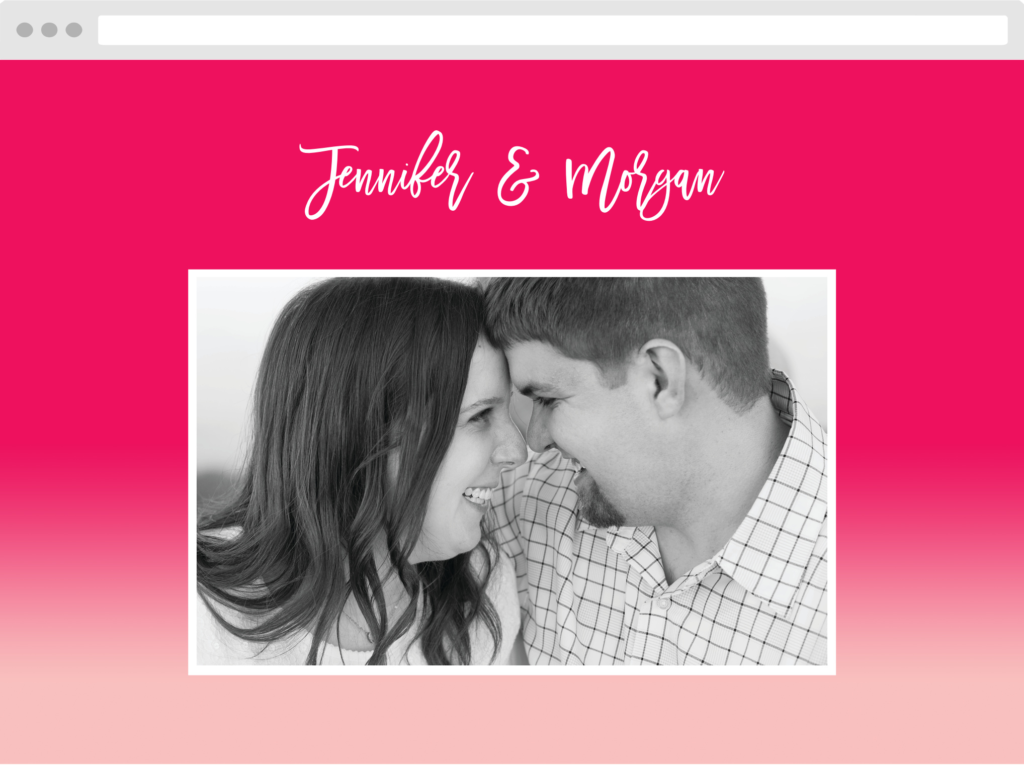Bright Stars Wedding Website