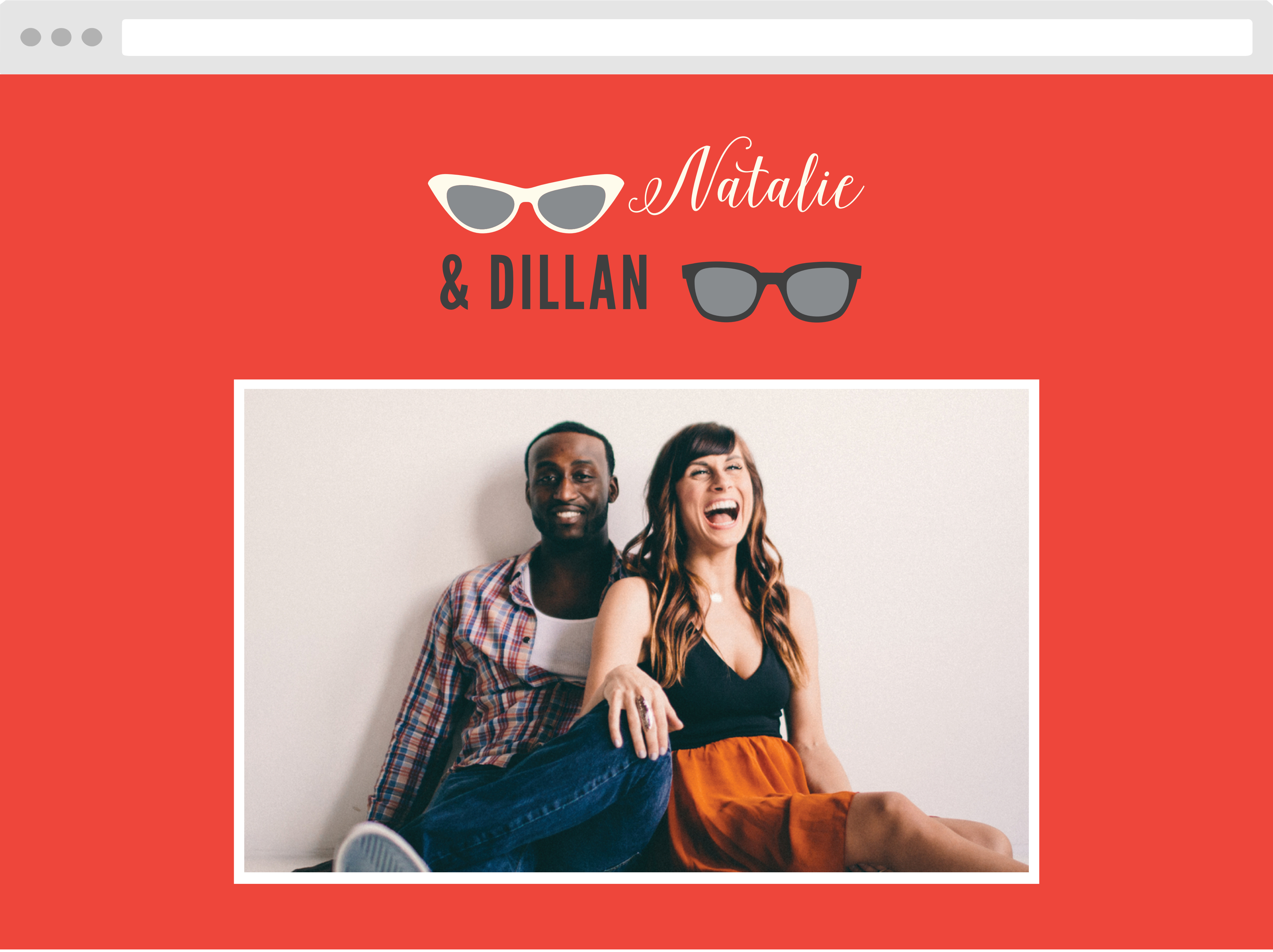Beach Geek Wedding Website