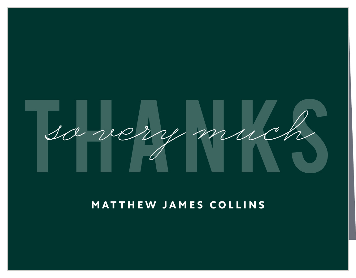 Triple Play Graduation Thank You Cards