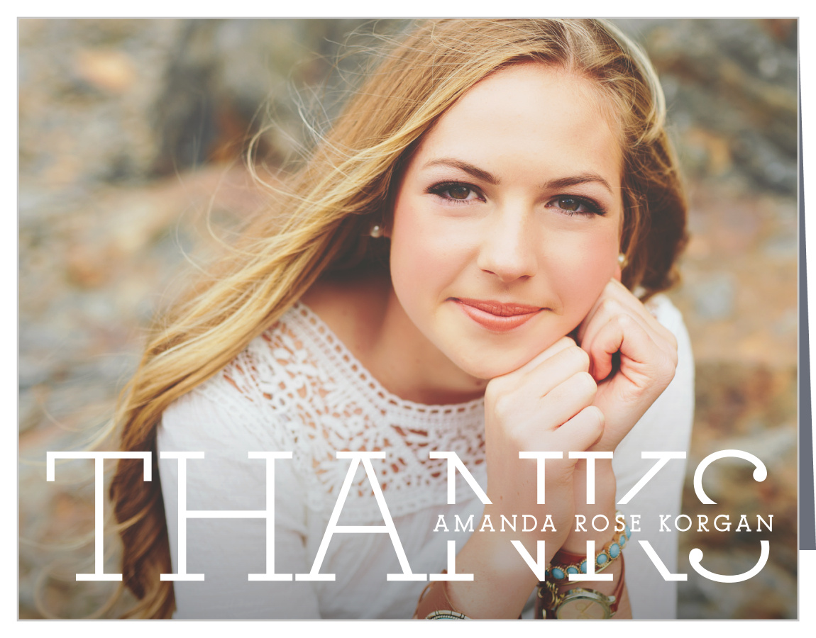Biggest Year Graduation Thank You Cards