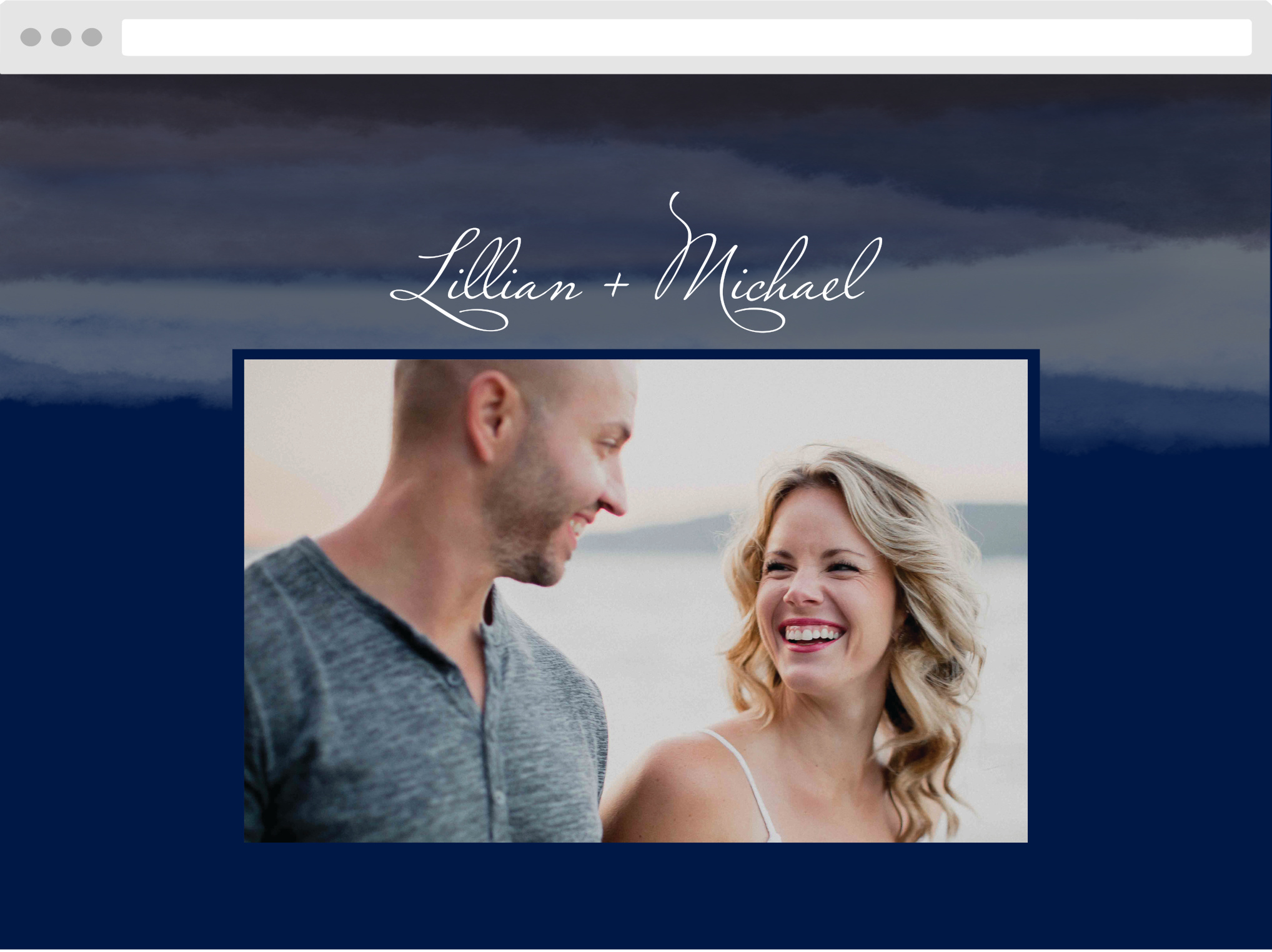 Majestic Views Wedding Website