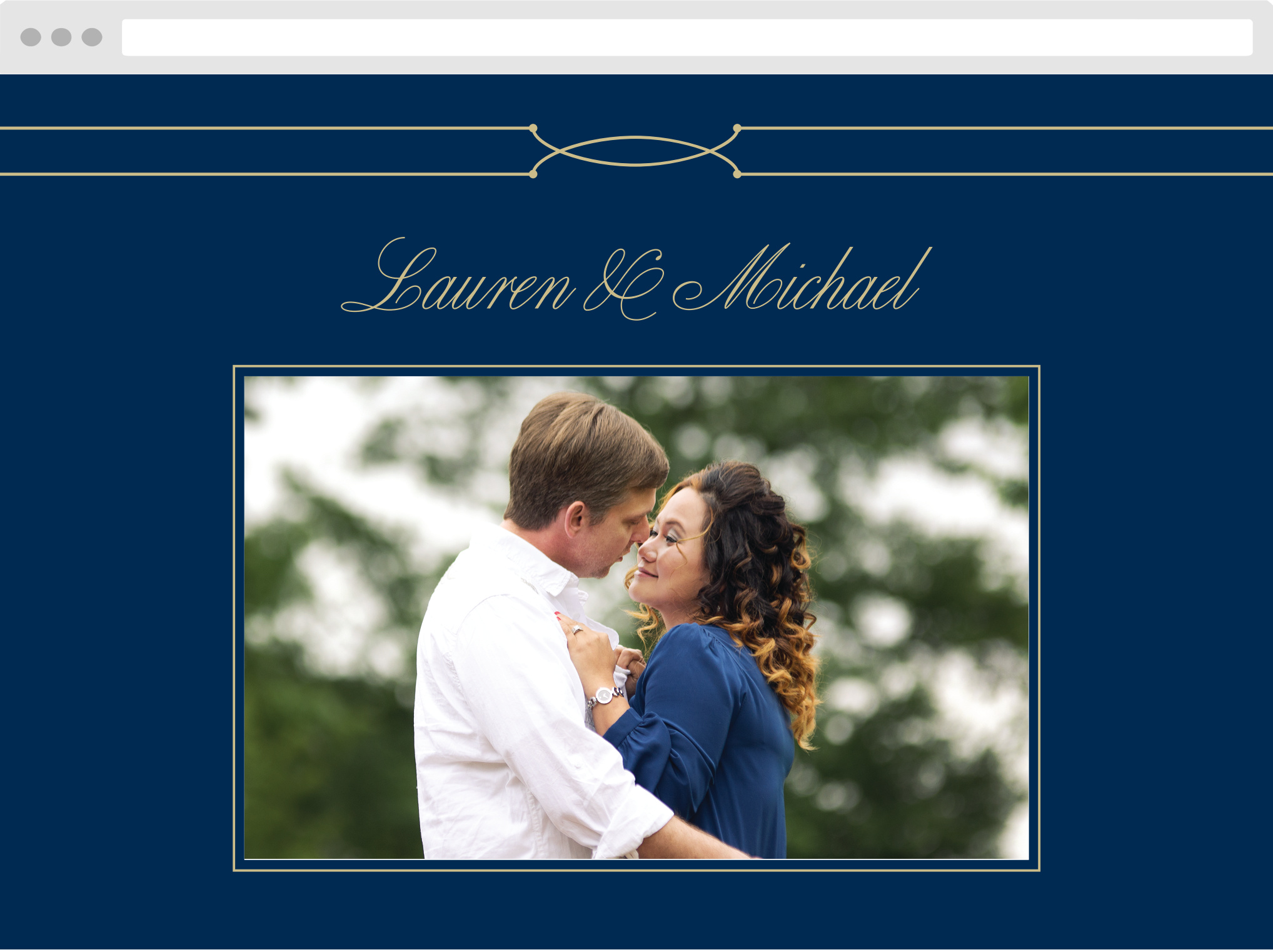 Love Knots Wedding Website