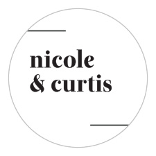 Our Mod Type Wedding Stickers utilize the same gorgeous design and color scheme as several other cards in the Mod Type wedding suite.