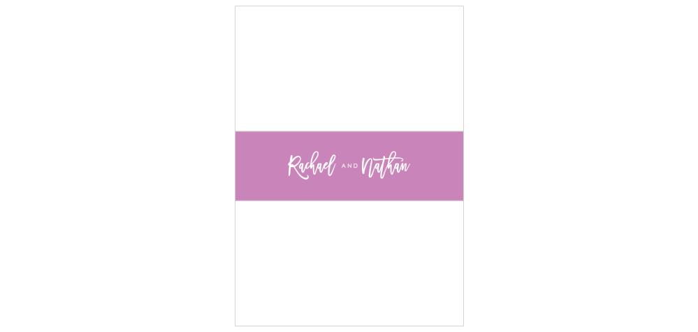 Cheeky Chevron Wedding Belly Bands