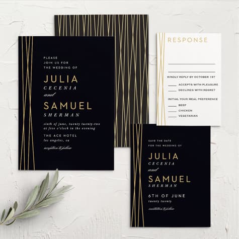 Cross Over Wedding Invitations