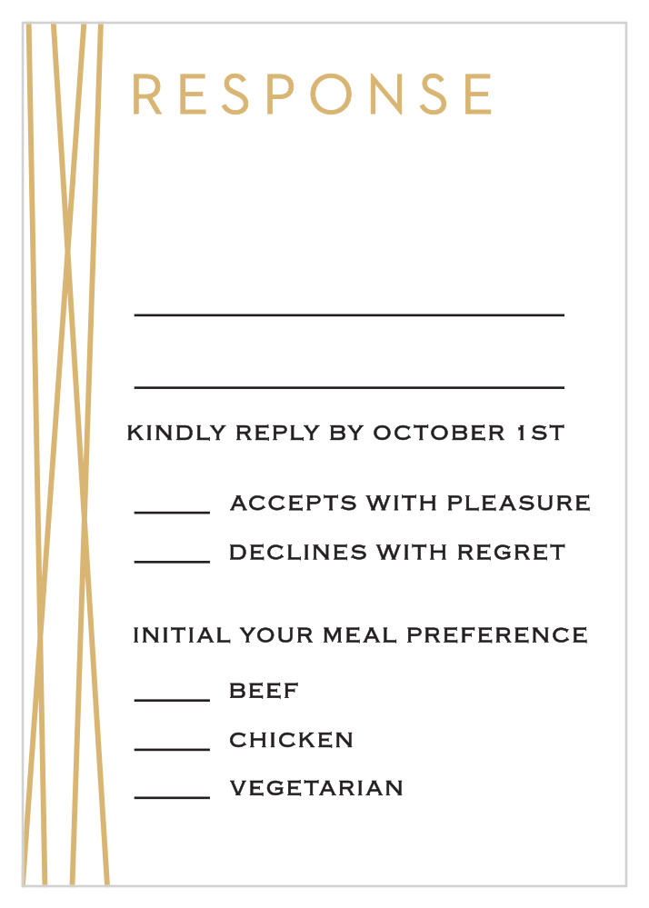 Cross Over Response Cards