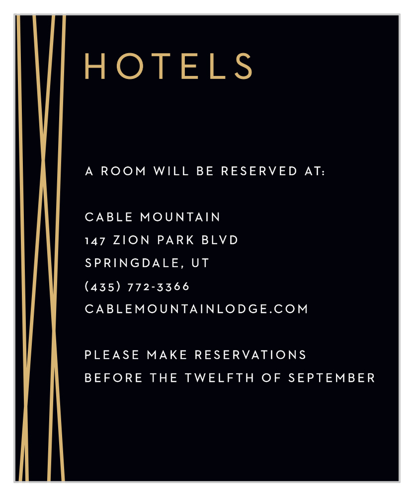Cross Over Accommodation Cards