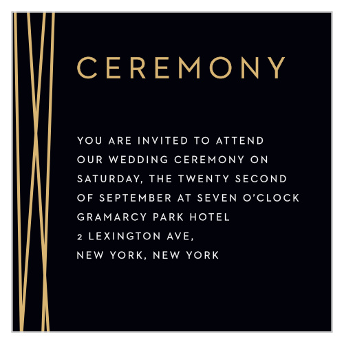 Cross Over Ceremony Cards