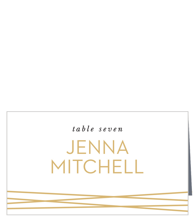 Cross Over Place Cards