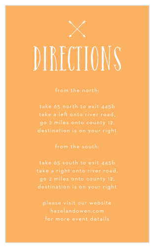Cupid's Keys Direction Cards