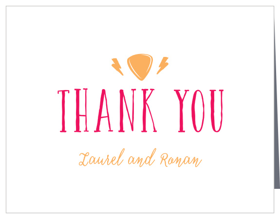 Cupid's Keys Wedding Thank You Cards