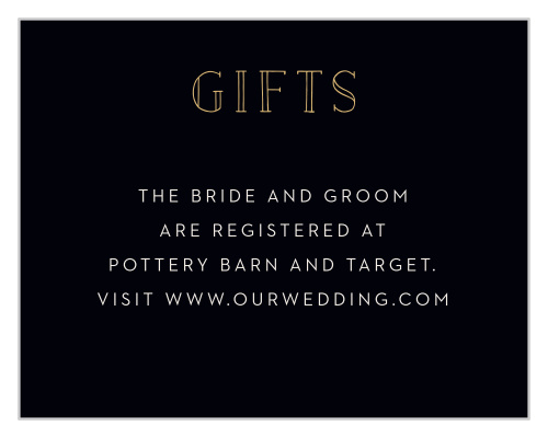Shining Swirls Registry Cards