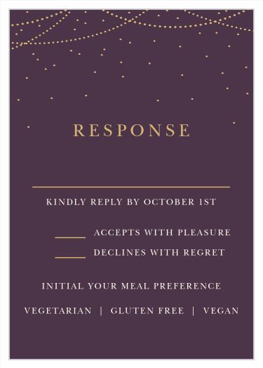 Light & Lantern Response Cards