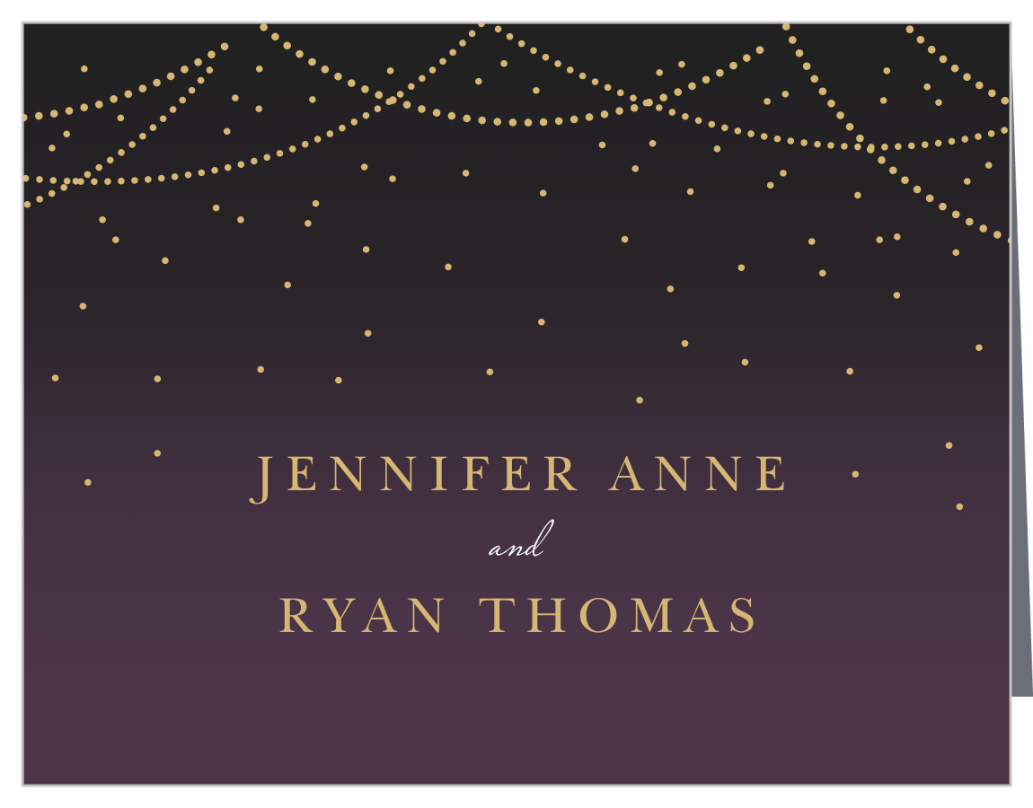 Light & Lantern Wedding Thank You Cards