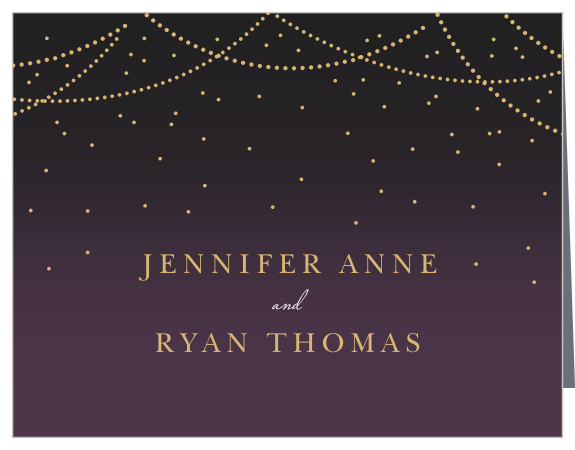 Light & Lantern Wedding Thank You Cards