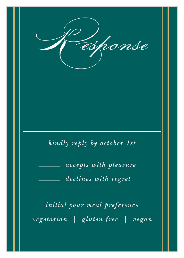 Striped Swash Response Cards