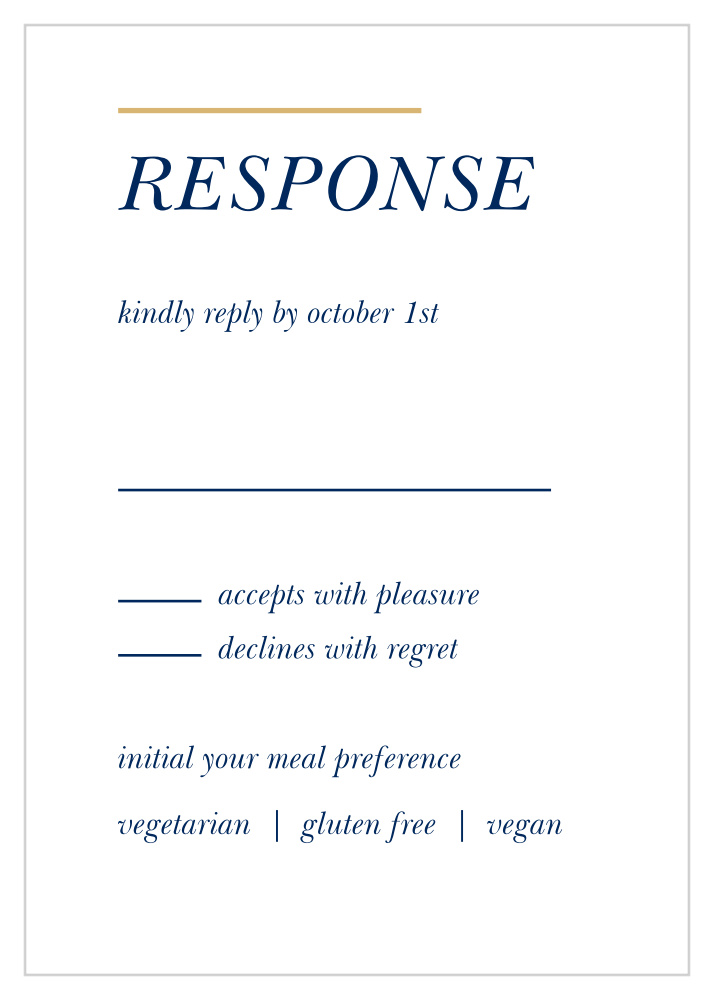 Stacked Italic Response Cards