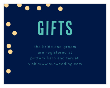 Color Pop Registry Cards