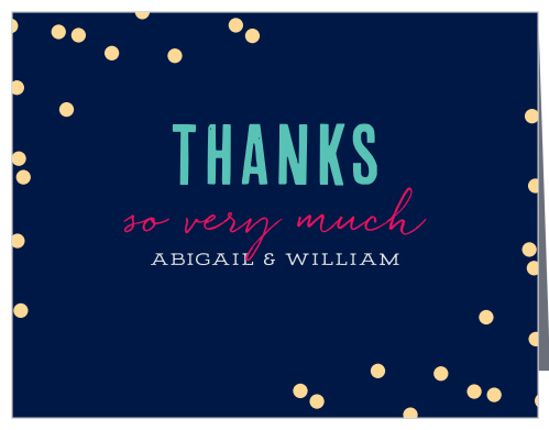 Color Pop Wedding Thank You Cards