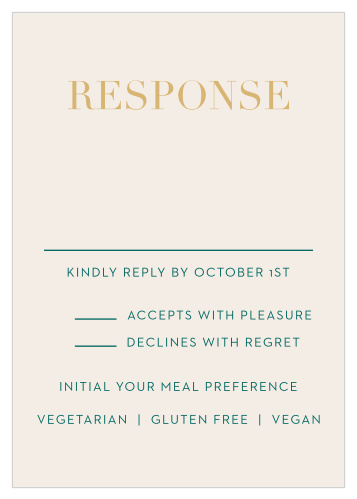 With This Ring Response Cards