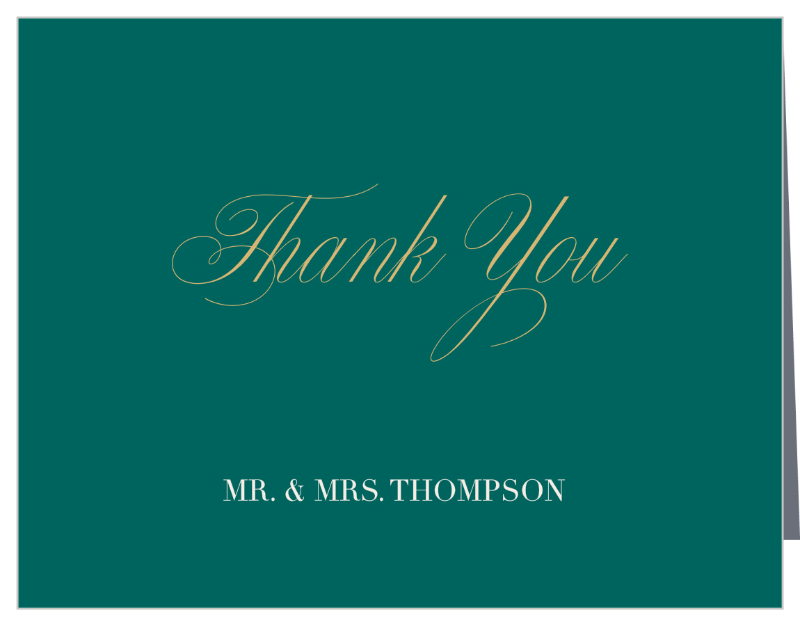 With This Ring Wedding Thank You Cards