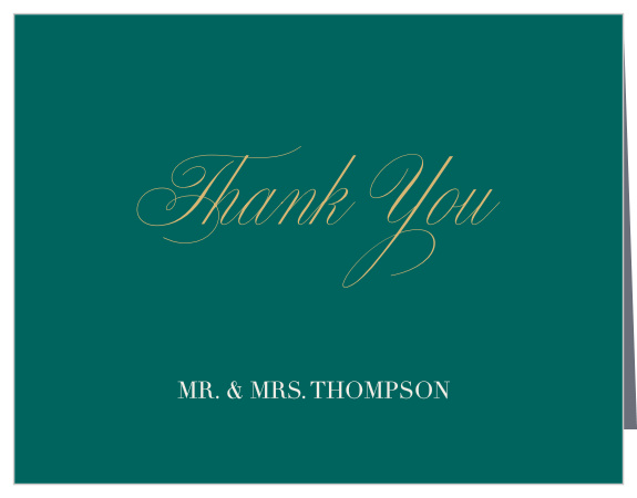 With This Ring Wedding Thank You Cards